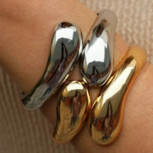 Bracelete Orgânico Ouro ou Prata