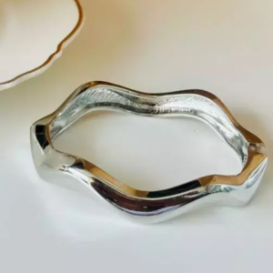 Braceletes Onda Ouro ou Prata